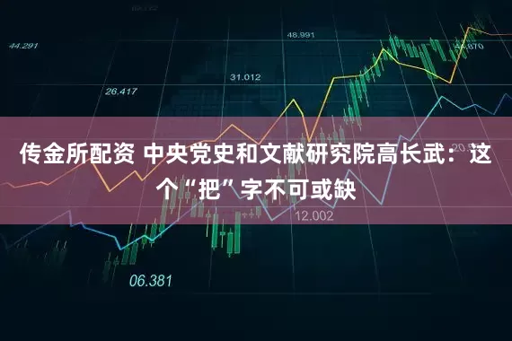 传金所配资 中央党史和文献研究院高长武：这个“把”字不可或缺
